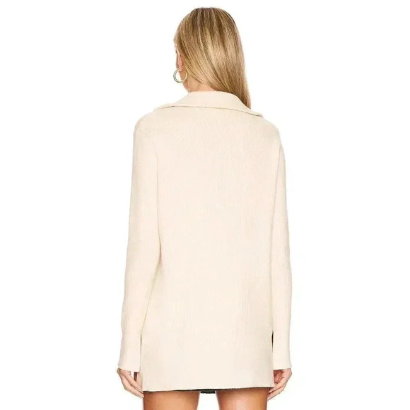 Free People Sarah Sweater Blazer Cream Single Button Size  Small - Picture 3 of 12